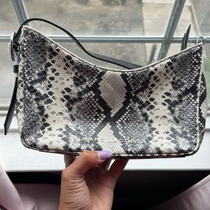 Snakeskin Marc Jacobs shoulder bag with adjustable straps